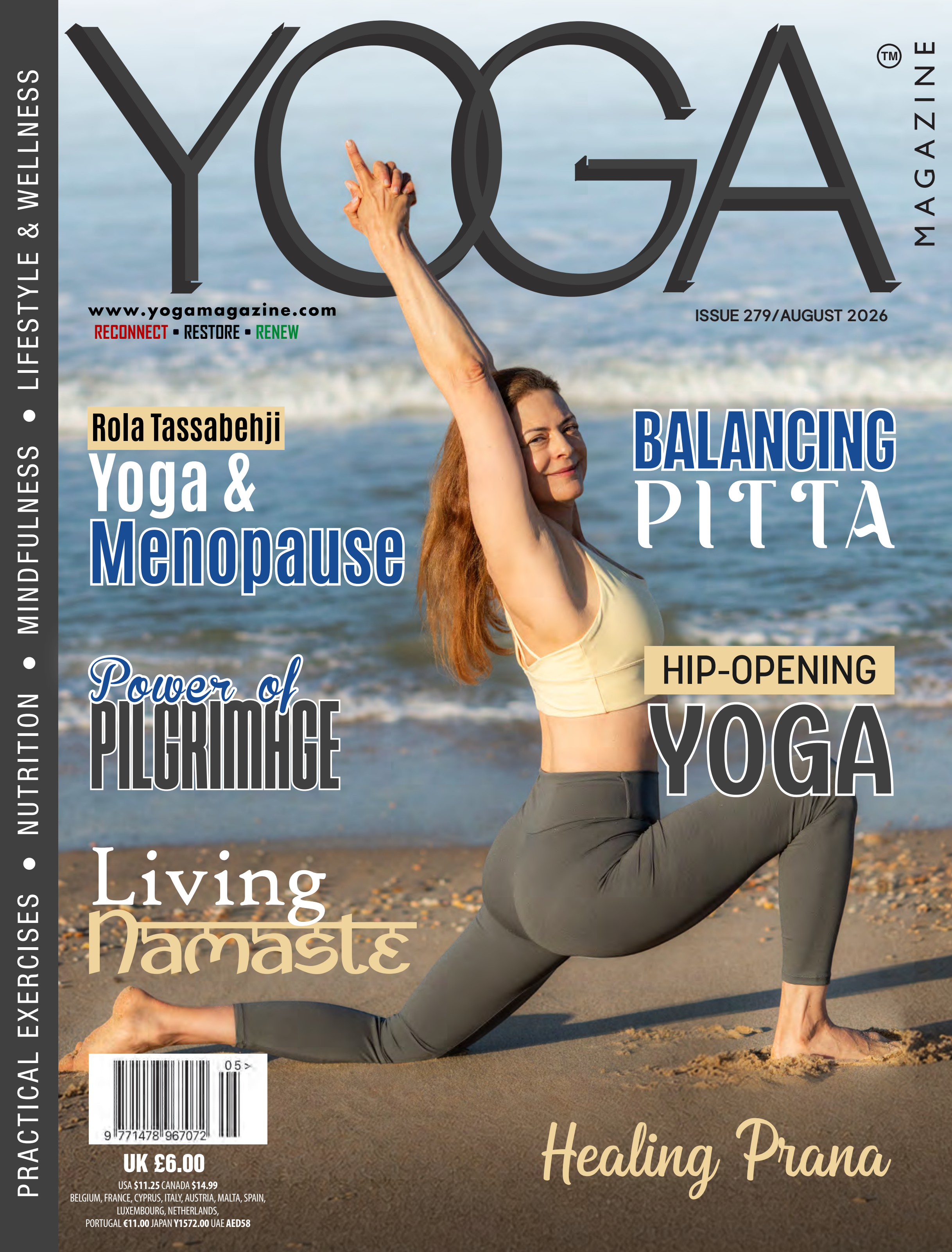 YOGA Magazine UK, August 2026 cover