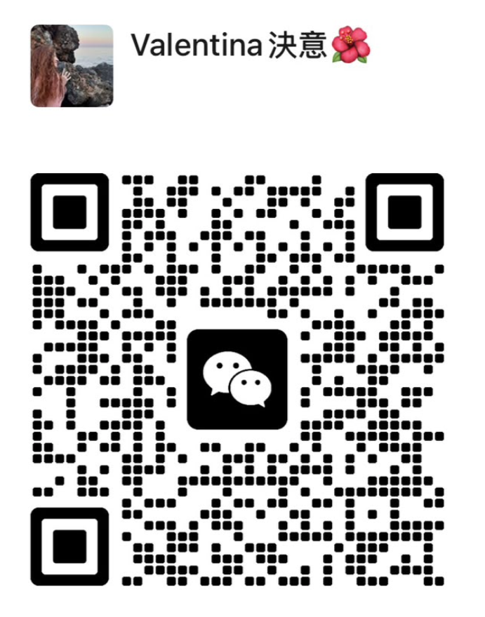 Valentina’s WeChat QR code